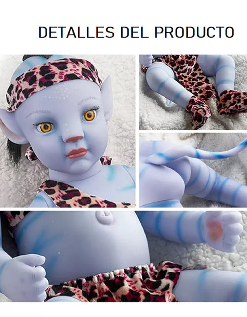 Cargue la imagen en el visualizador de la galería, Avatar Bebé Reborn Realista Silicona Suave 55 Cm
