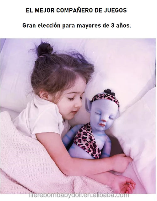 Cargue la imagen en el visualizador de la galería, Avatar Bebé Reborn Realista Silicona Suave 55 Cm
