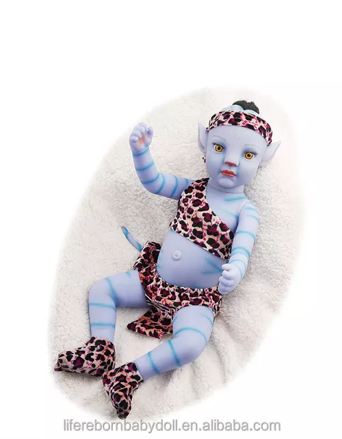 Cargue la imagen en el visualizador de la galería, Avatar Bebé Reborn Realista Silicona Suave 55 Cm
