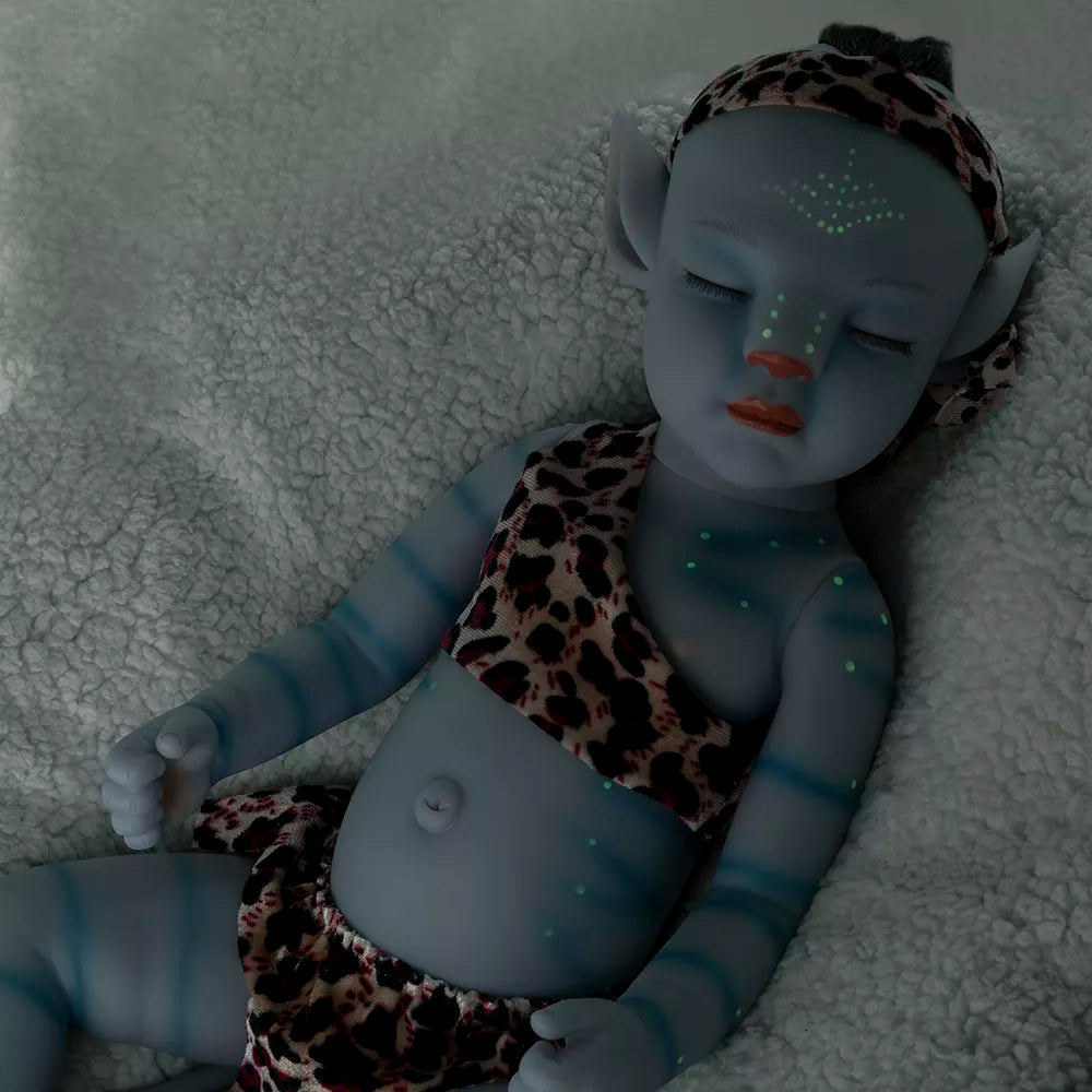 Avatar Bebé Reborn Realista Silicona Suave 55 Cm