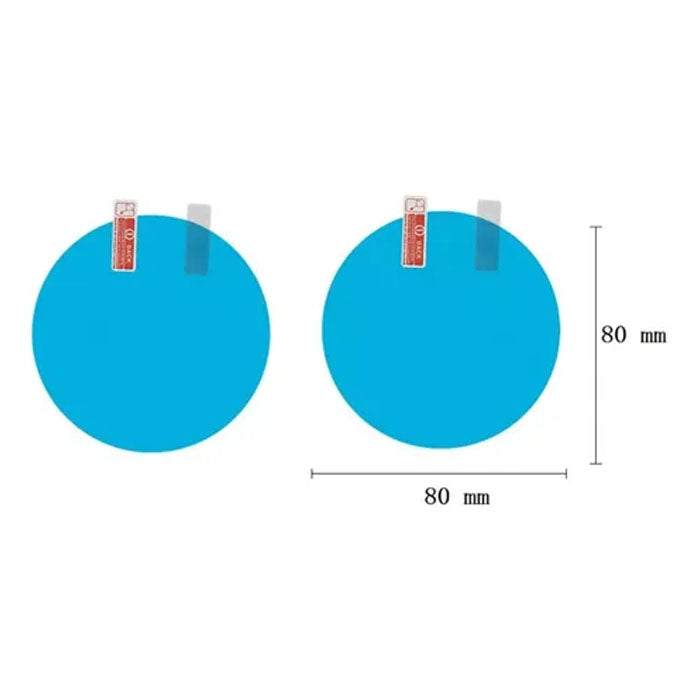 2 Películas Antiempañante Membrana Para Espejos Moto Carro