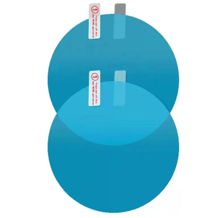 2 Películas Antiempañante Membrana Para Espejos Moto Carro